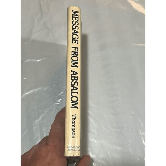 Vintage 1975 Message From Absalom by Anne Armstrong Thompson Hardcover BCE - Picture 3 of 4